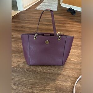 Ann Klein purple/maroon purse